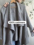 Sweter rozpinany narzutka kardigan kaszmir xs s