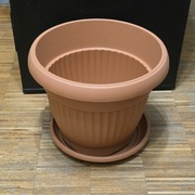 Donica plastikowa Prosperplast Terra 40 cm z podstawką