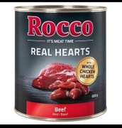 Rocco Real Hearts Wołowina z całymi sercami kurczaka 4x800g,2x800g kurczak