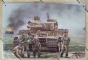 Tygrys  ( Panzer VI ) ,szyld metalowy, II wojna światowa .