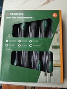 Parkside zestaw śrubokrętów i wkrętaków - 10 elem.