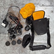 Canon E550D + obiektywy i pokrowiec