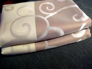 Zestaw zasłon z taśmą marszczącą / ołowianka obciążająca /nowe bez metki