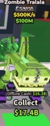 zombie tralala 500k/sec | Roblox Steal A Brainrot