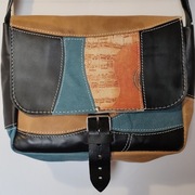 ANTON Torba skórzana z motywem muzycznym