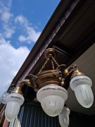 Bardzo piękny mosiężny żyrandol orły. Unikatowy.k