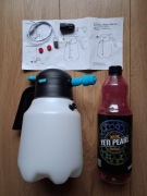 Pianownica do mycia samochodu, elektryczna 2w1 opryskiwacz 1,8l, 2000 MAh