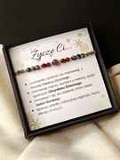 Bransoletka Życzę Ci... Uziemienie i Intuicyjna Mądrość  Prezent na święta 