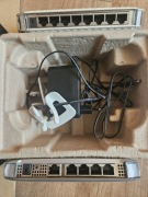 Netgear 8 port switch + router gratis