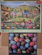WIELKANOC 2x1000 puzzle (Trefl + Colored Eggs)