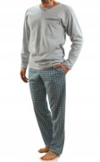 Sesto Senso Piżama męska długi rękaw długie spodnie rozmiar L Melange