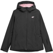 4F Kurtka narciarska damska membrana 8000 czarna, ciepła.