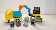 LEGO DUPLO Ciężarówka i koparka gąsienicowa 10931