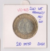20 PESO  2021  MEKSYK