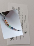 Bransoletka kamienie naturalne 7 czakr szlifowane