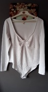 Białe body H&M r. XL