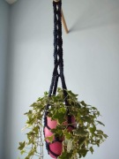 Kwietnik wiszący makrama ok. 100 cm, boho