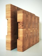 Dębowa deska do krojenia 38x25 cm