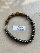 Bransoletka Męska Jaspis Hematyt