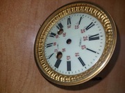 Mechanizm zegara francuskiego przednia tarcza i tylna osłona