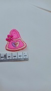 Naszywka różowa kapelusz