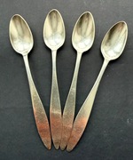 Łyżeczki srebro 4 sztuki 1820 rok Leipzig złotnik Weickert