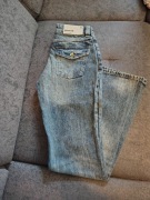 Jeansy baggy flarę Bershka,r.34,dzwony.