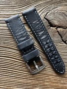 Pasek do zegarka 24 mm ręcznie robiony skóra naturalna handmade