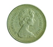 1 funt brytyjski rok 1983