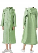 Płaszcz przeciwdeszczowy z kapturem długi peleryna wodoodporna XXL+torebka