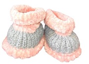 Buciki szydełkowe niemowlęce 