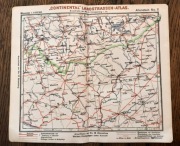 MAPA DRÓG CONTINENTAL Mazury Olsztyn Ostróda Nidzica Szczytno Ełk Mława