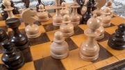 Stare szachy duże solidne