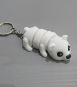 Brelok Miś polarny 3D – fidget, gadżet do kluczy / plecaka