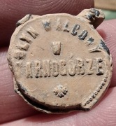 Plomba ołowiana młynarska Młyn Walcowy Tarnogóra