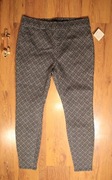 Spodnie Tu r. S 10 jegging damskie szare wzór nowe z metką 