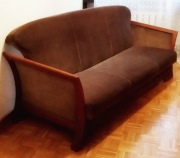Rozkładana kanapa, sofa, w stylu Art Deco, Vintage