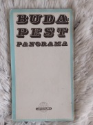 BUDAPEST PANORAMA mapa plan 1972
