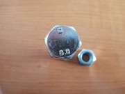 Śruba M16x90 D8.8 ocynk + Nakrętka