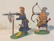 Żołnierzyki PRL pomalowane figurki Polska 17 wiek źywica