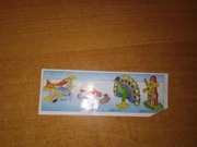 Samolot Instrukcja obsługi ulotka karteczka od kinder niespodzianki