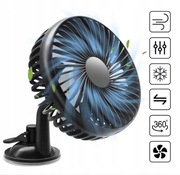 WIATRAK WENTYLATOR SAMOCHODOWY USB MINI OBROTOWY