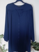 Granatowa narzutka plażowa /sukienka rozm 40