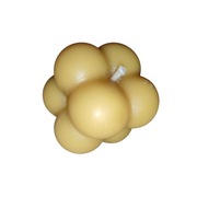 Świeca z wosku pszczelego – wolnostojąca bubble 