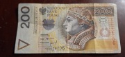 BANKNOT 200 ZŁ 1994 jedna z najrzadszych serii zastepczych   YC
