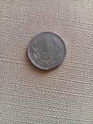 Moneta 1 złotych rok 1987z błędem menniczym