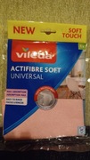 Vileda actifibre soft różowa ścierka mikrofibra uniwersalna