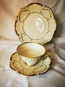 Porcelanowe trio do kawy, lata 1946-1948 Bavaria US Zone