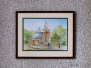 Akwarela Cerkiew w Binczarowej - Weronika Siedlarz