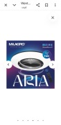 Wentylator sufitowy z lampą LED Aria ML8335 czarny